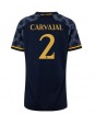 Real Madrid Daniel Carvajal #2 Vieraspaita Naisten 2023-24 Lyhythihainen